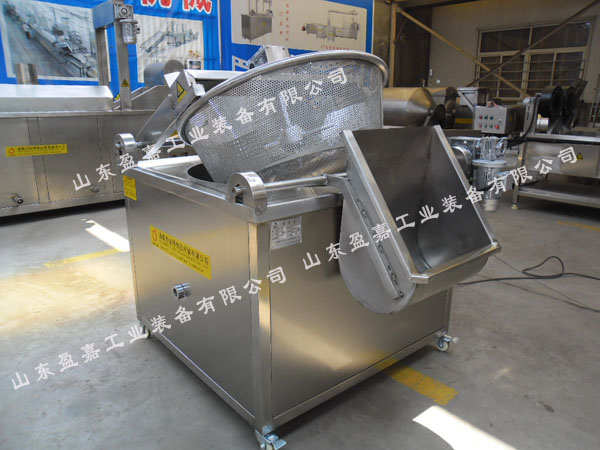 電加熱自動上料炸江米條油炸機(jī)